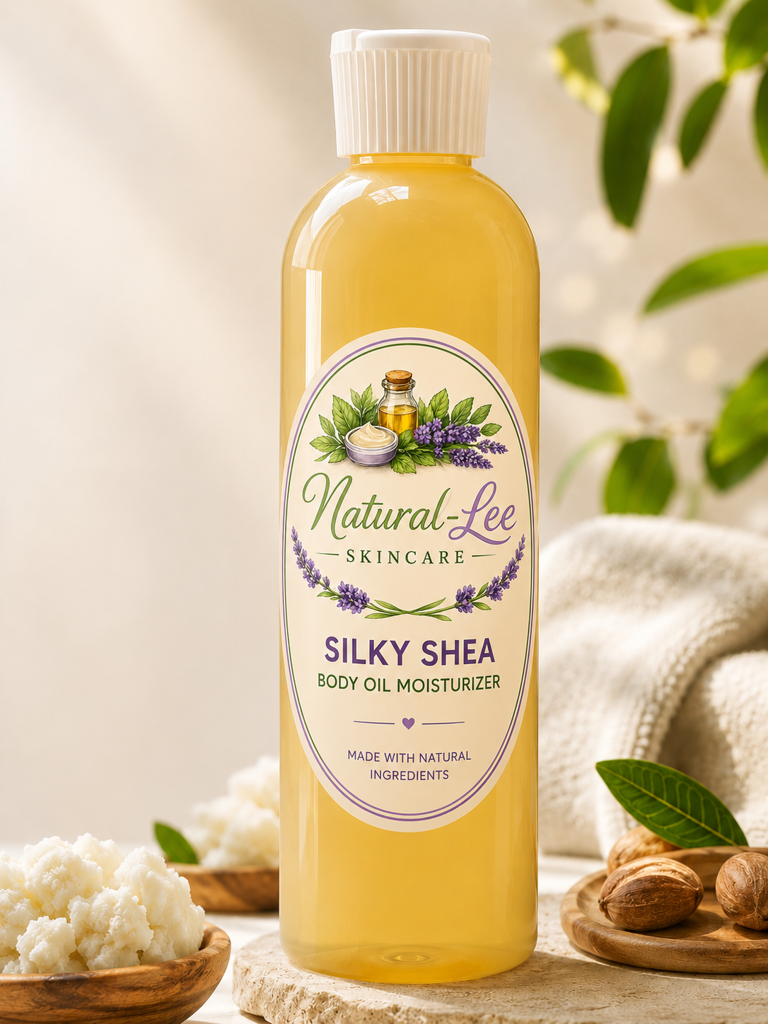Silky Shea Body Oil Moisturizer